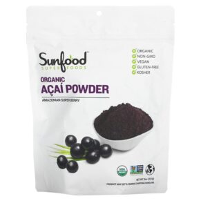 Thực phẩm chức năng Sunfood Organic Acai Powder 8 oz (227 g) 803813806001