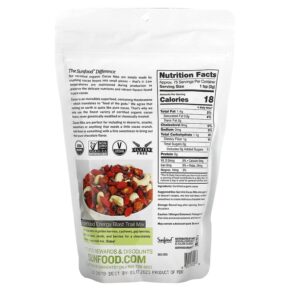 Thực phẩm bổ sung Sunfood Organic Cacao Nibs 8 oz (227 g) 803813030208