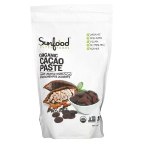Thực phẩm chức năng Sunfood Organic Cacao Paste 1 lb (454 g) 803813030901