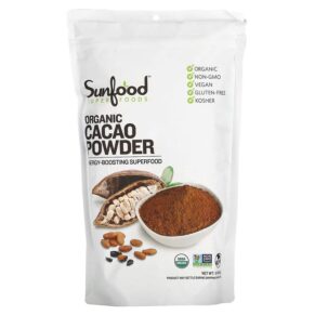 Thực phẩm chức năng Sunfood Organic Cacao Powder 1 lb (454 g) 803813035029