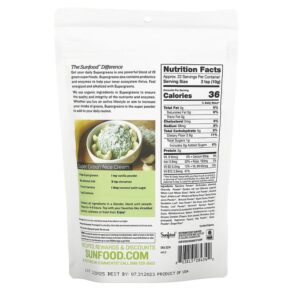 Thực phẩm bổ sung Sunfood Organic Supergreens 8 oz (227 g) 803813284342