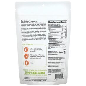 Thực phẩm bổ sung Sunfood Organic Wellness Super Blend Sleep Well 8 oz (227 g) 803813102905
