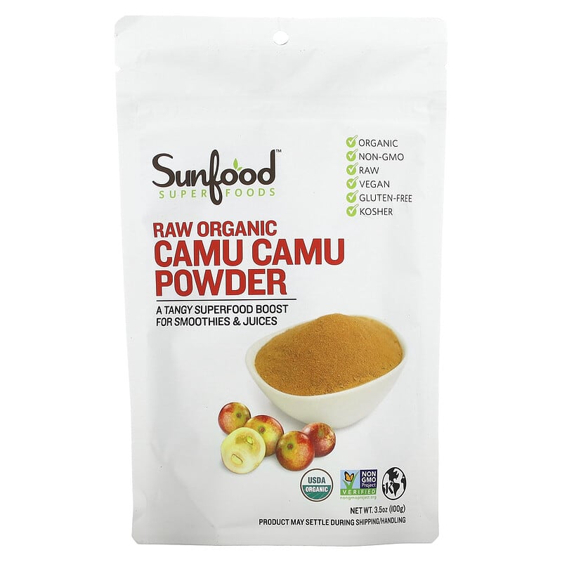 Sunfood Raw Organic Camu Camu Powder 3.5 oz (100 g) 8 Thực phẩm chức năng Sunfood Raw Organic Camu Camu Powder 3.5 oz (100 g) 803813200731