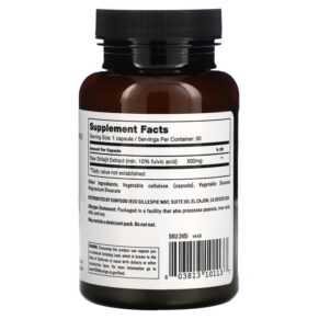 Thực phẩm bổ sung Sunfood Raw Shilajit 500 mg 90 Capsules 803813101137