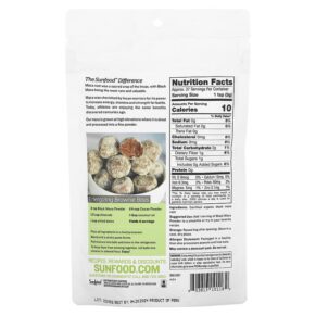 Thực phẩm bổ sung Sunfood Superfoods Organic Black Maca Powder 4 oz (113 g) 803813101182