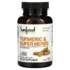 Thực phẩm chức năng Sunfood Turmeric & Super Herbs 581 mg 90 Capsules 803813101144