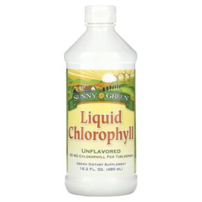 Thực phẩm chức năng Sunny Green Liquid Chlorophyll Unflavored 100 mg 16.2 fl oz (480 ml) 632651560109