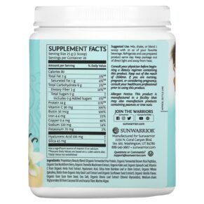 Sunwarrior Collagen Building Protein Peptides Tahitian Vanilla 1.1 lb (500 g) 3 Thực phẩm bổ sung Sunwarrior Collagen Building Protein Peptides Tahitian Vanilla 1.1 lb (500 g) 814784026527