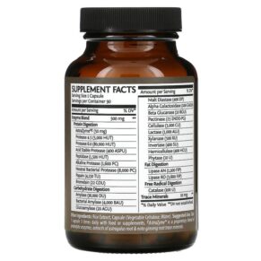 Thực phẩm bổ sung Sunwarrior Enzorb Digestive Enzymes 90 Vegan Capsules 814784023328