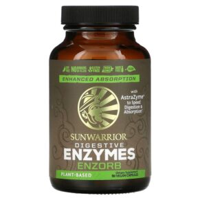 Thực phẩm chức năng Sunwarrior Enzorb Digestive Enzymes 90 Vegan Capsules 814784023328