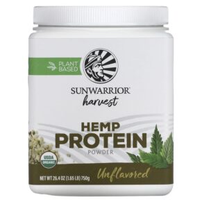 Thực phẩm chức năng Sunwarrior Hemp Protein Powder Unflavored 1.65 lb (750 g) 814784026923