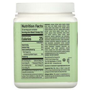 Thực phẩm bổ sung Sunwarrior Shape Thermo Greens Green Apple 7.4 oz (210 g) 810100920302