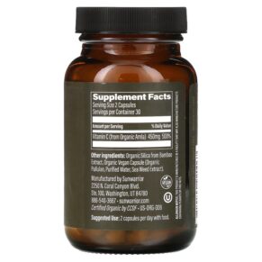 Thực phẩm bổ sung Sunwarrior Vitamin C 60 Vegan Capsules 810100920067