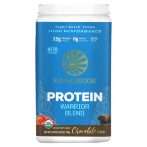 Thực phẩm chức năng Sunwarrior Warrior Blend Protein Chocolate 1.65 lb (750 g) 814784024257