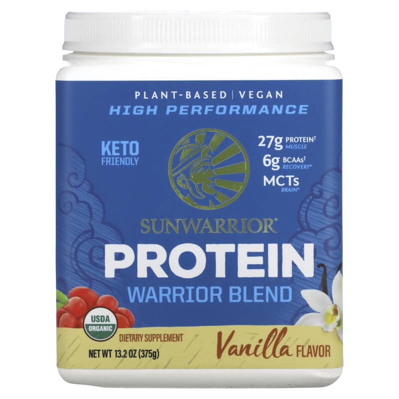 Sunwarrior Warrior Blend Protein Vanilla 13.2 oz (375 g) 8 Thực phẩm chức năng Sunwarrior Warrior Blend Protein Vanilla 13.2 oz (375 g) 814784024301