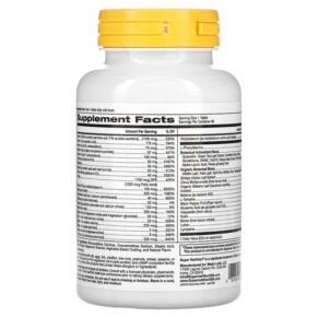 Thực phẩm bổ sung Super Nutrition SimplyOne Men's 50+ Multivitamin with Supporting Herbs Iron Free 90 Tablets 033739001987