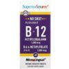 Thực phẩm chức năng Superior Source Activated B-12 Methylcobalamin B-6 (P-5-P) & Methylfolate 60 MicroLingual Instant Dissolve Tablets 076635904709