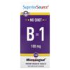 Superior Source B-1 100 mg 100 Instant Dissolve Tablets 4 Thực phẩm chức năng Superior Source B-1 100 mg 100 Instant Dissolve Tablets 076635905102