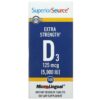 Thực phẩm chức năng Superior Source Extra Strength D3 125 mcg (5.000 IU) 100 MicroLingual Instant Dissolve Tablets 076635908608