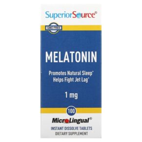 Thực phẩm chức năng Superior Source Melatonin 1 mg 100 MicroLingual Instant Dissolve Tablets 076635907304