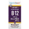 Thực phẩm chức năng Superior Source Methylcobalamin B-12 B-6 & Folic 60 MicroLingual Instant Dissolve Tablets 076635907007