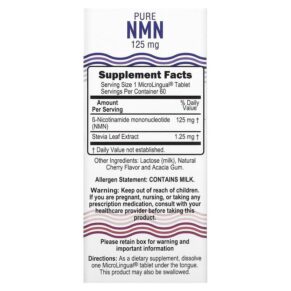 Superior Source Pure NMN 125 mg 60 Instant Dissolve Tablets 3 Thực phẩm bổ sung Superior Source Pure NMN 125 mg 60 Instant Dissolve Tablets 076635921508