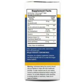 Thực phẩm bổ sung Superior Source Sleep & Immune 90 MicroLingual Instant Dissolve Melts 076635921102