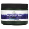 Thực phẩm chức năng Swanson 100% Pure Magnesium Citrate Powder Unflavored 630 mg 8.6 oz (244 g) 087614117546
