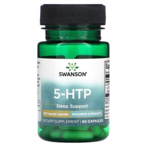 Thực phẩm chức năng Swanson 5-HTP 200 mg 60 Capsules 087614029634