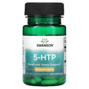 Thực phẩm chức năng Swanson 5-HTP 50 mg 60 Capsules 087614112367