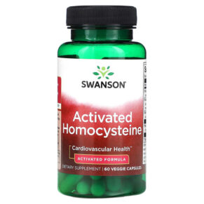 Thực phẩm chức năng Swanson Activated Homocysteine 60 Veggie Capsules 087614027135