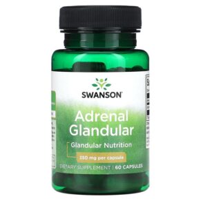 Thực phẩm chức năng Swanson Adrenal Glandular 350 mg 60 Capsules 087614112237
