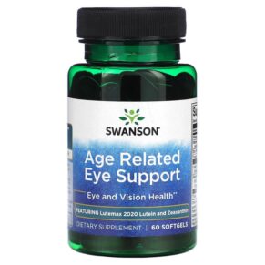 Thực phẩm chức năng Swanson Age Related Eye Support 60 Softgels 087614118574