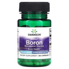 Thực phẩm chức năng Swanson Albion Boron 6 mg 60 Capsules 087614210285