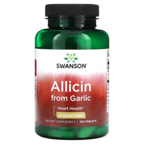 Thực phẩm chức năng Swanson Allicin From Garlic 12 mg 100 Tablets 087614090214
