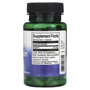 Thực phẩm bổ sung Swanson Apigenin 50 mg 90 Capsules 087614023755