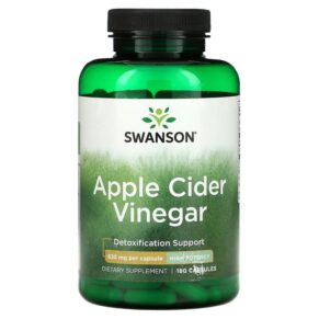 Thực phẩm chức năng Swanson Apple Cider Vinegar 625 mg 180 Capsules 087614022925