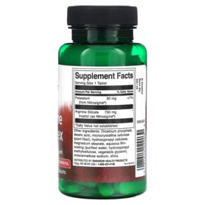 Swanson Arginine Complex 750 mg 60 Tablets 3 Thực phẩm bổ sung Swanson Arginine Complex 750 mg 60 Tablets 087614029030