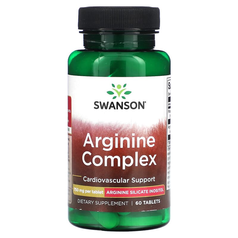 Swanson Arginine Complex 750 mg 60 Tablets 8 Thực phẩm chức năng Swanson Arginine Complex 750 mg 60 Tablets 087614029030