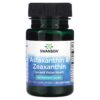 Thực phẩm chức năng Swanson Astaxanthin & Zeaxanthin 60 Softgels 087614029252