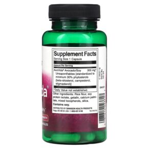 Thực phẩm bổ sung Swanson AvoVida Maximum Strength 300 mg 60 Capsules 087614023717