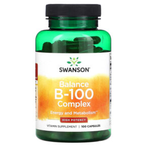 Thực phẩm chức năng Swanson Balance B-100 Complex High Potency 100 Capsules 087614010557