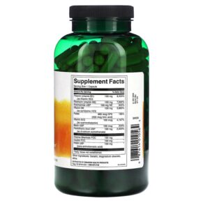 Thực phẩm bổ sung Swanson Balance B-100 Complex High Potency 300 Capsules 087614010564