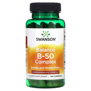 Thực phẩm chức năng Swanson Balance B-50 Complex 100 Capsules 087614010571