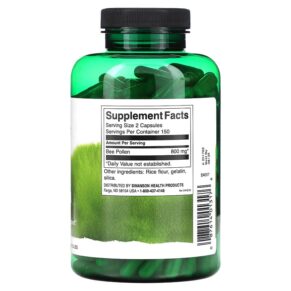 Thực phẩm bổ sung Swanson Bee Pollen 400 mg 300 Capsules 087614013176