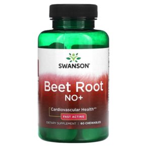 Thực phẩm chức năng Swanson Beet Root NO+ 60 Chewables 087614028958