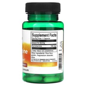 Swanson Benfotiamine High Potency 160 mg 60 Capsules 3 Thực phẩm bổ sung Swanson Benfotiamine High Potency 160 mg 60 Capsules 087614029764