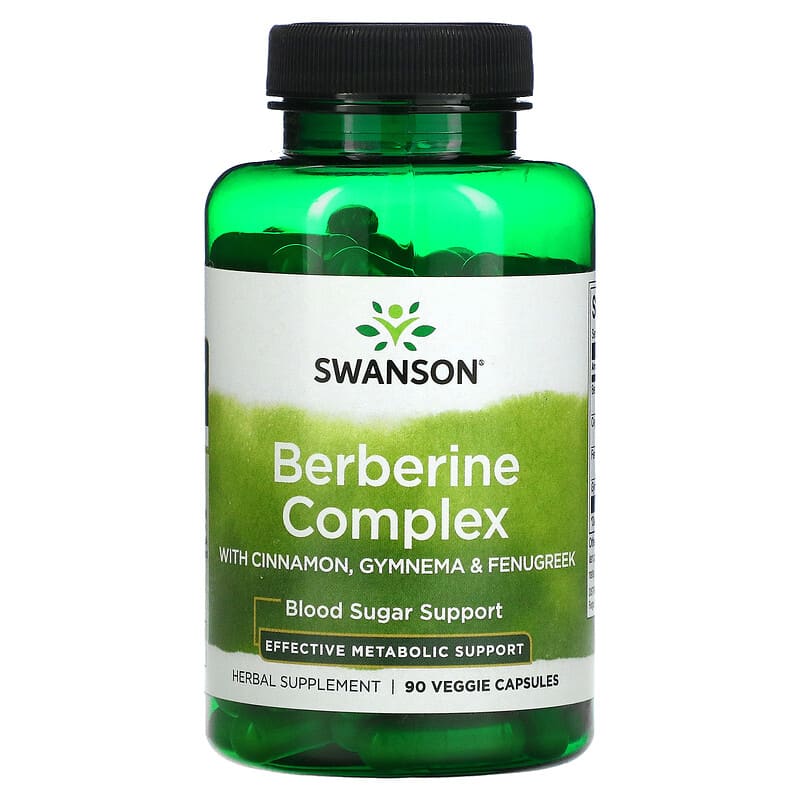 Swanson Berberine Complex 90 Veggie Capsules 8 Thực phẩm chức năng Swanson Berberine Complex 90 Veggie Capsules 087614116297