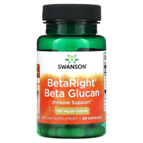 Thực phẩm chức năng Swanson BetaRight Beta Glucan 250 mg 60 Capsules 087614021874