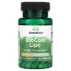 Thực phẩm chức năng Swanson BioCore Lipo Maximum Strength 60 Veggie Caps 087614026664